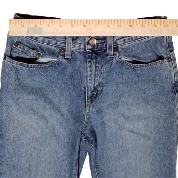 Ben Sherman Womens Size W28 L30 Boot Cut Jeans 100% Cotton Rigid Mid Rise Y2K - Picture 3 of 12